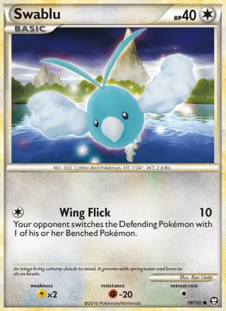 Swablu #78 · Triumphant Pokémon card
