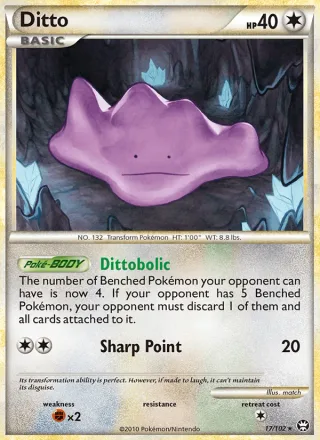 Ditto #17 · Triumphant Pokémon card