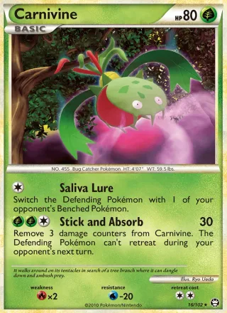 Carnivine #16 · Triumphant Pokémon card