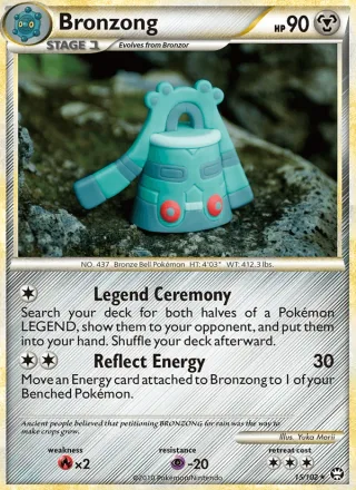 Bronzong #15 · Triumphant Pokémon card