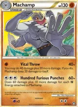 Machamp · Triumphant Pokémon card