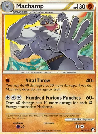 Machamp #26 · Triumphant Pokémon card