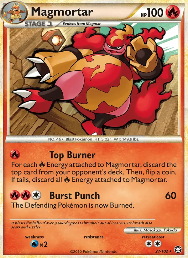 Magmortar full card art