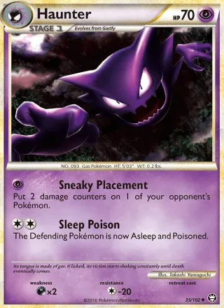 Haunter #35 · Triumphant Pokémon card