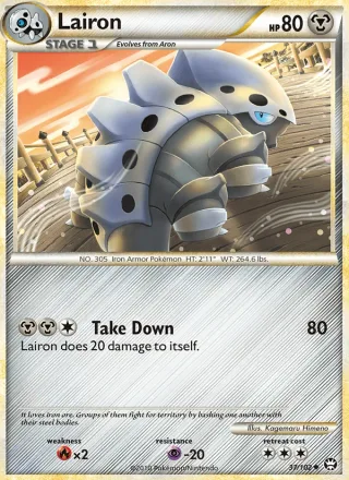 Lairon #37 · Triumphant Pokémon card