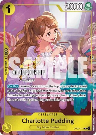 Charlotte Pudding (CS 25-26 Celebration Pack) #OP03-112-cs-25-26-celebration-pack · One Piece Promotion Cards One Piece card