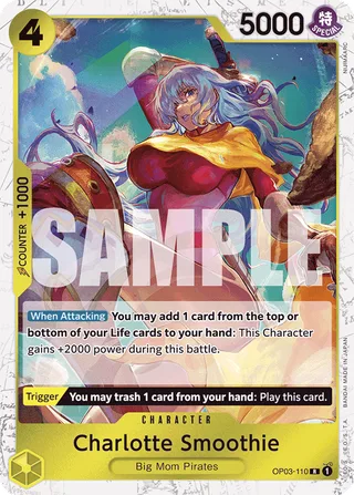 Charlotte Smoothie (Alternate Art) #OP03-110-alternate-art · Premium Booster -The Best- One Piece card