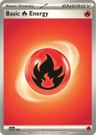 Fire Energy #002 · Scarlet & Violet Energy Pokémon card