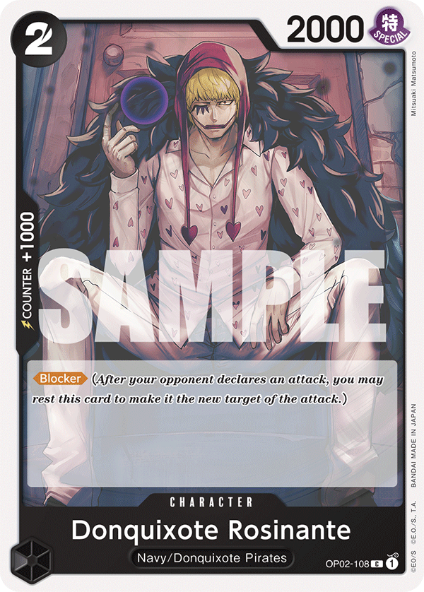 Donquixote Rosinante (Store Championship 2023 Participation Pack Vol.1) full card art