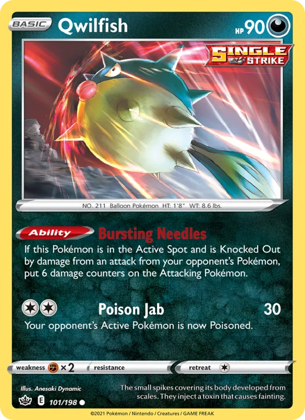 Qwilfish full card art