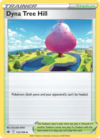Dyna Tree Hill #135 · Chilling Reign Pokémon card