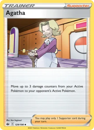 Agatha #129 · Chilling Reign Pokémon card