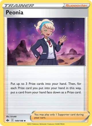 Peonia #149 · Chilling Reign Pokémon card