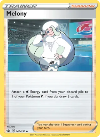 Melony #146 · Chilling Reign Pokémon card