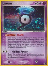 Unown · Unseen Forces Unown Collection Pokémon card