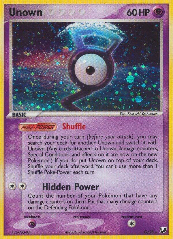Unown full card art