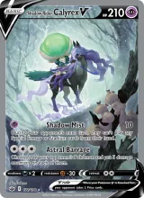 Shadow Rider Calyrex V · Chilling Reign Pokémon card
