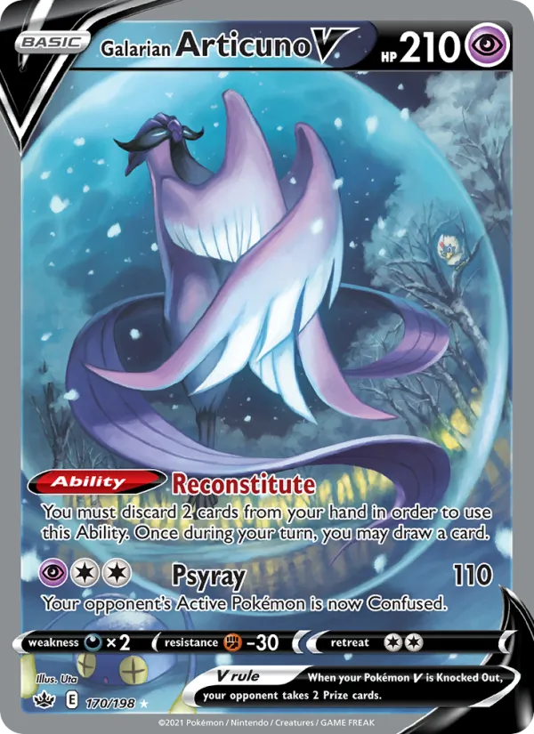 Galarian Articuno V full card art