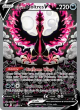 Galarian Moltres V · Chilling Reign Pokémon card
