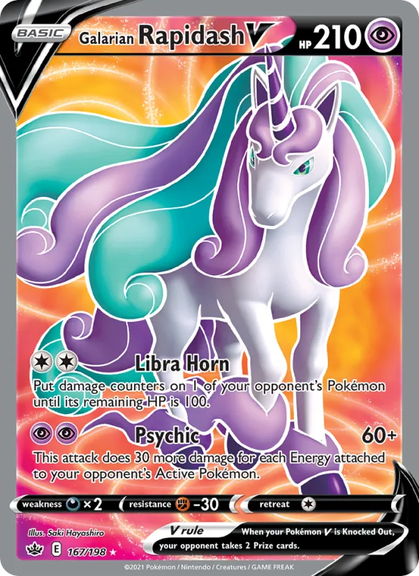 Galarian Rapidash V full card art