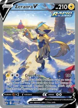 Zeraora V · Chilling Reign Pokémon card