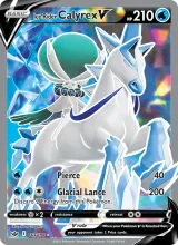 Ice Rider Calyrex V · Chilling Reign Pokémon card