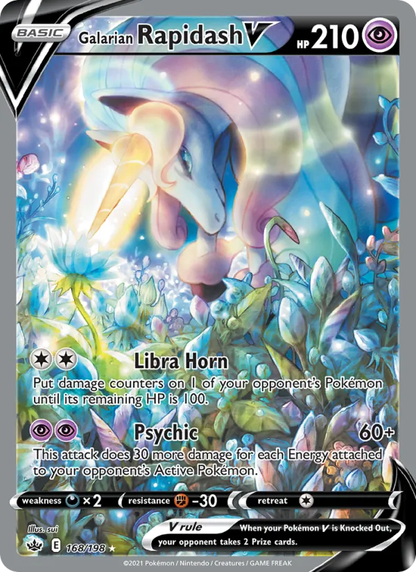 Galarian Rapidash V full card art