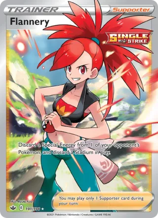 Flannery #191 · Chilling Reign Pokémon card