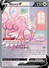 Blissey V · Chilling Reign Pokémon card