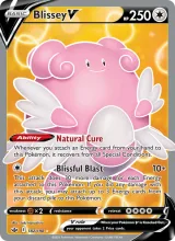 Blissey V · Chilling Reign Pokémon card