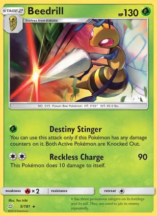 Beedrill #5 · Team Up Pokémon card