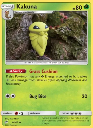 Kakuna #4 · Team Up Pokémon card