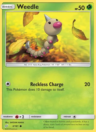 Weedle #3 · Team Up Pokémon card