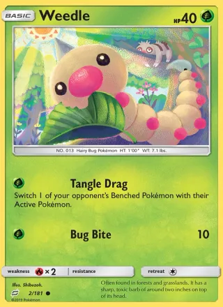 Weedle #2 · Team Up Pokémon card