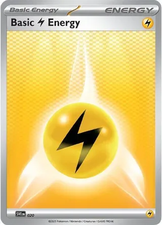 Lightning Energy #020 · Scarlet & Violet Energy Pokémon card