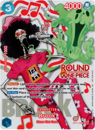 Brook (Round 1 Promo) #OP11-056-round-1-promo · One Piece Promotion Cards One Piece card