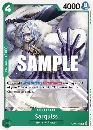 Sarquiss #OP05-026 · Awakening of the New Era: 1st Anniversary Tournament Cards One Piece card