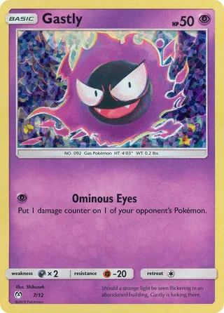 Gastly #7 · McDonald's Collection 2019 Pokémon card