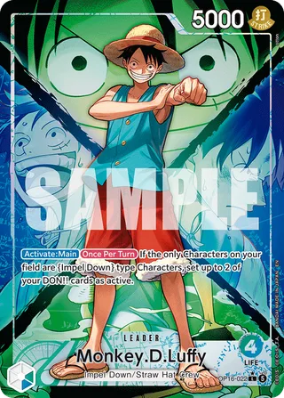 Monkey.D.Luffy (Alternate Art) #OP16-022-alternate-art · The Time of Battle One Piece card