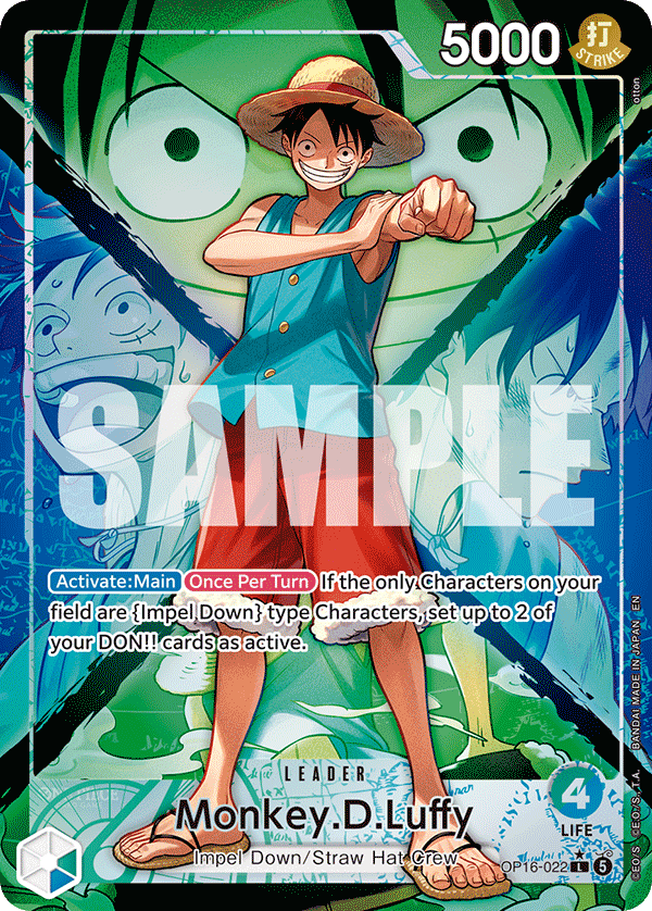 Monkey.D.Luffy (Alternate Art) full card art