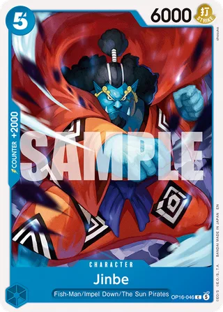 Jinbe #OP16-046 · The Time of Battle Release Event Cards One Piece card