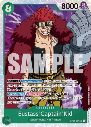 Eustass"Captain"Kid (Alternate Art) #OP01-051-alternate-art · Premium Booster -The Best- One Piece card
