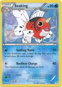 Seaking #12 · XY trainer Kit (Suicune) Pokémon card