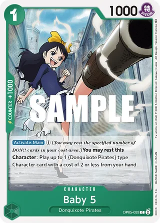 Baby 5 #OP05-033 · Awakening of the New Era: 1st Anniversary Tournament Cards One Piece card