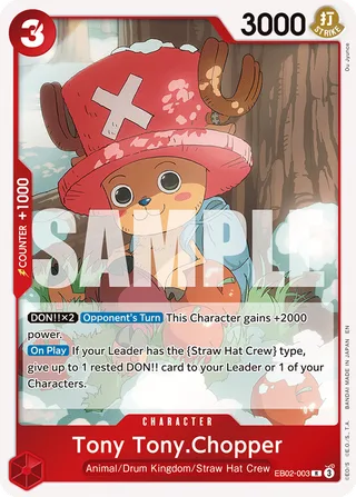 Tony Tony.Chopper #EB02-003 · Extra Booster: Anime 25th Collection One Piece card
