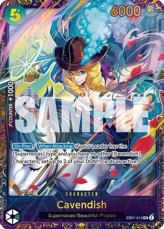 Cavendish (Treasure Cup 2024) #EB01-012-treasure-cup-2024 · One Piece Promotion Cards One Piece card