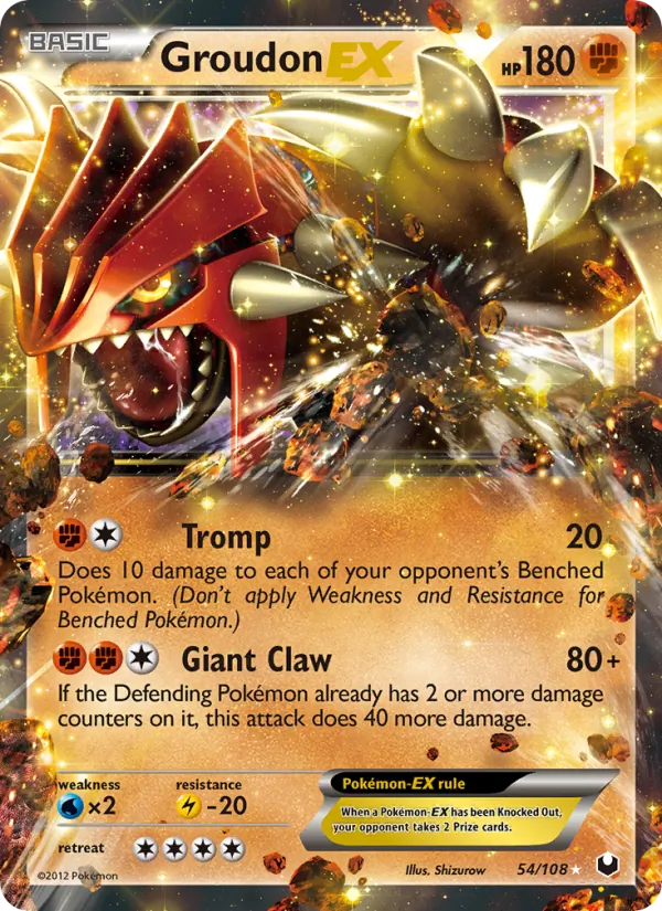 Groudon-EX full card art