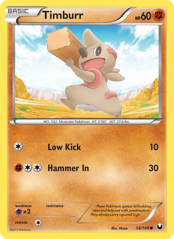 Timburr full card art