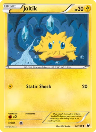 Joltik #42 · Dark Explorers Pokémon card