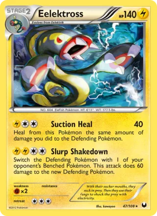Eelektross #47 · Dark Explorers Pokémon card